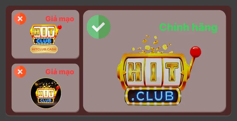 Nhận Biết Nhà Cái HitClub Chính Thức Để Tránh Bẫy Lừa Đảo 3 Link thật Hit.Club có favicon và logo chuẩn trên trình duyệt, còn link giả Hit.Club thiếu biểu tượng hoặc dùng logo mờ.